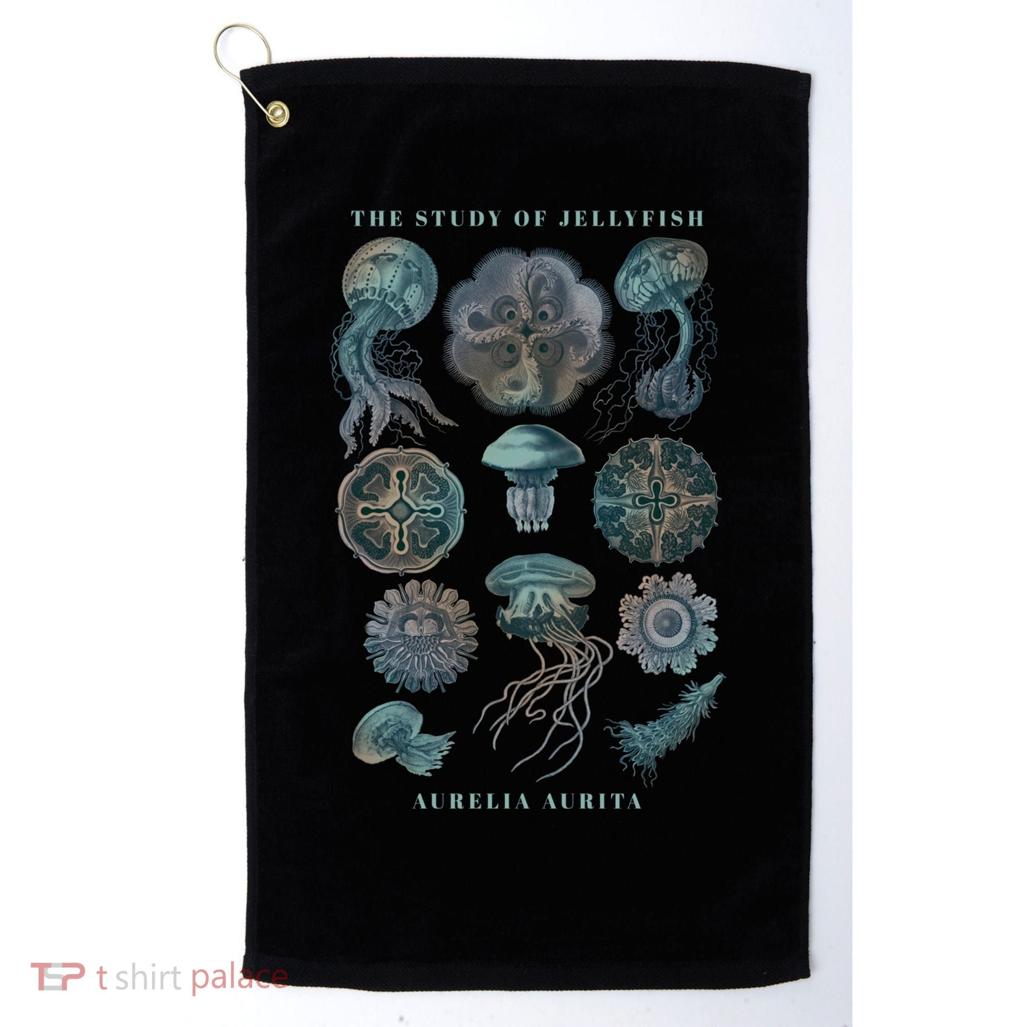Earth Day The Study Of Jellyfish Gift Golf Towel