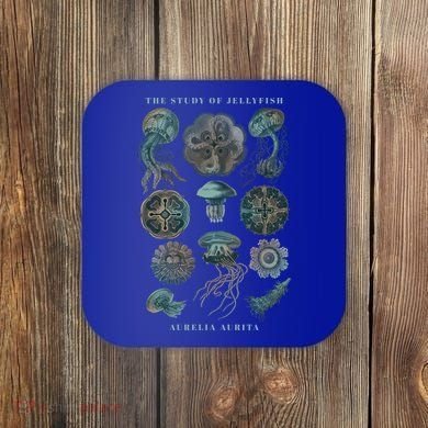 Earth Day The Study Of Jellyfish Gift Coaster