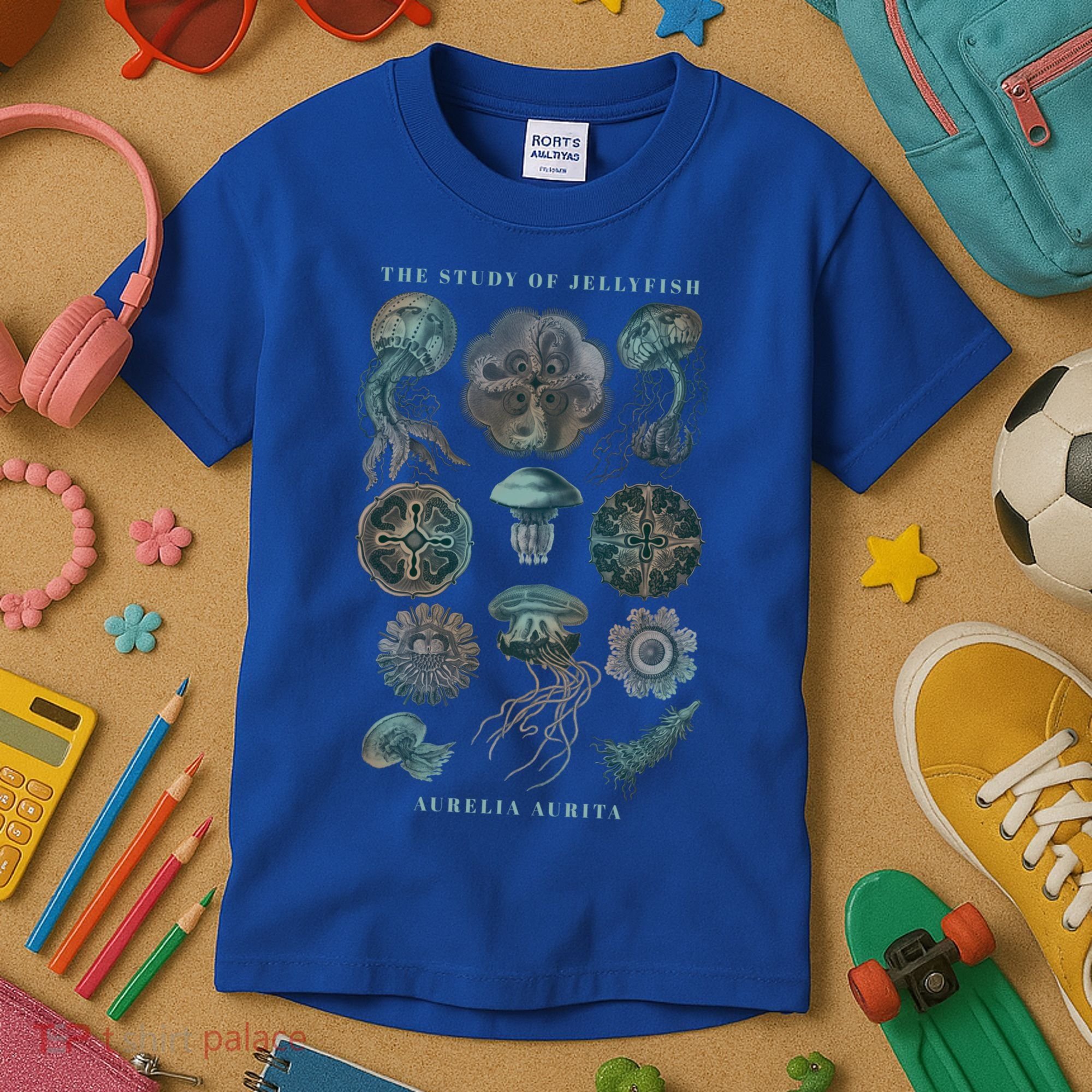 Earth Day The Study Of Jellyfish Gift Kids T-Shirt