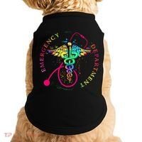 Emergency Department Tie Dye Ed Er Nurse Nursing Doggie Tank thumb 0