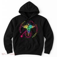 Emergency Department Tie Dye Ed Er Nurse Nursing Hoodie thumb 0