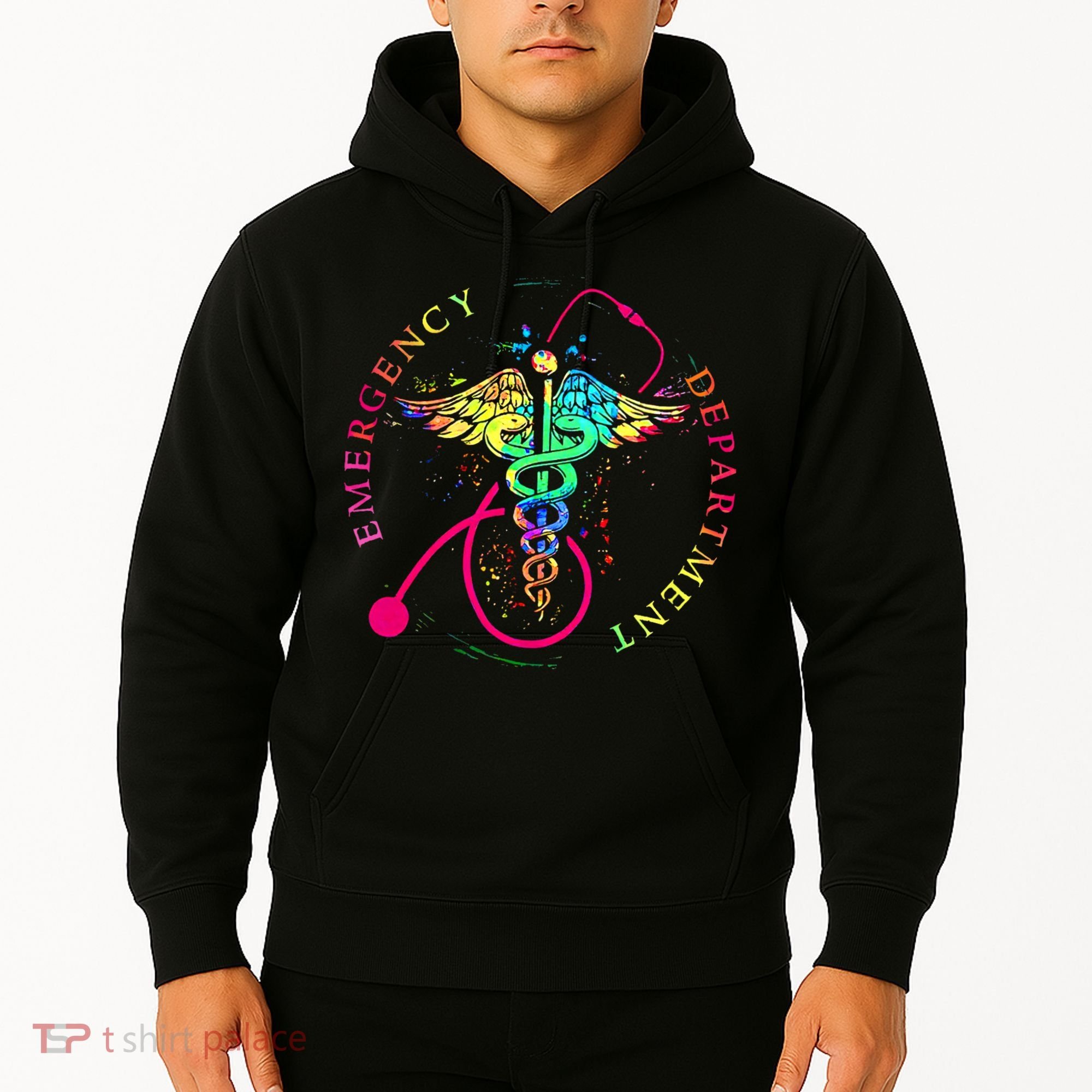 Emergency Department Tie Dye Ed Er Nurse Nursing Hoodie