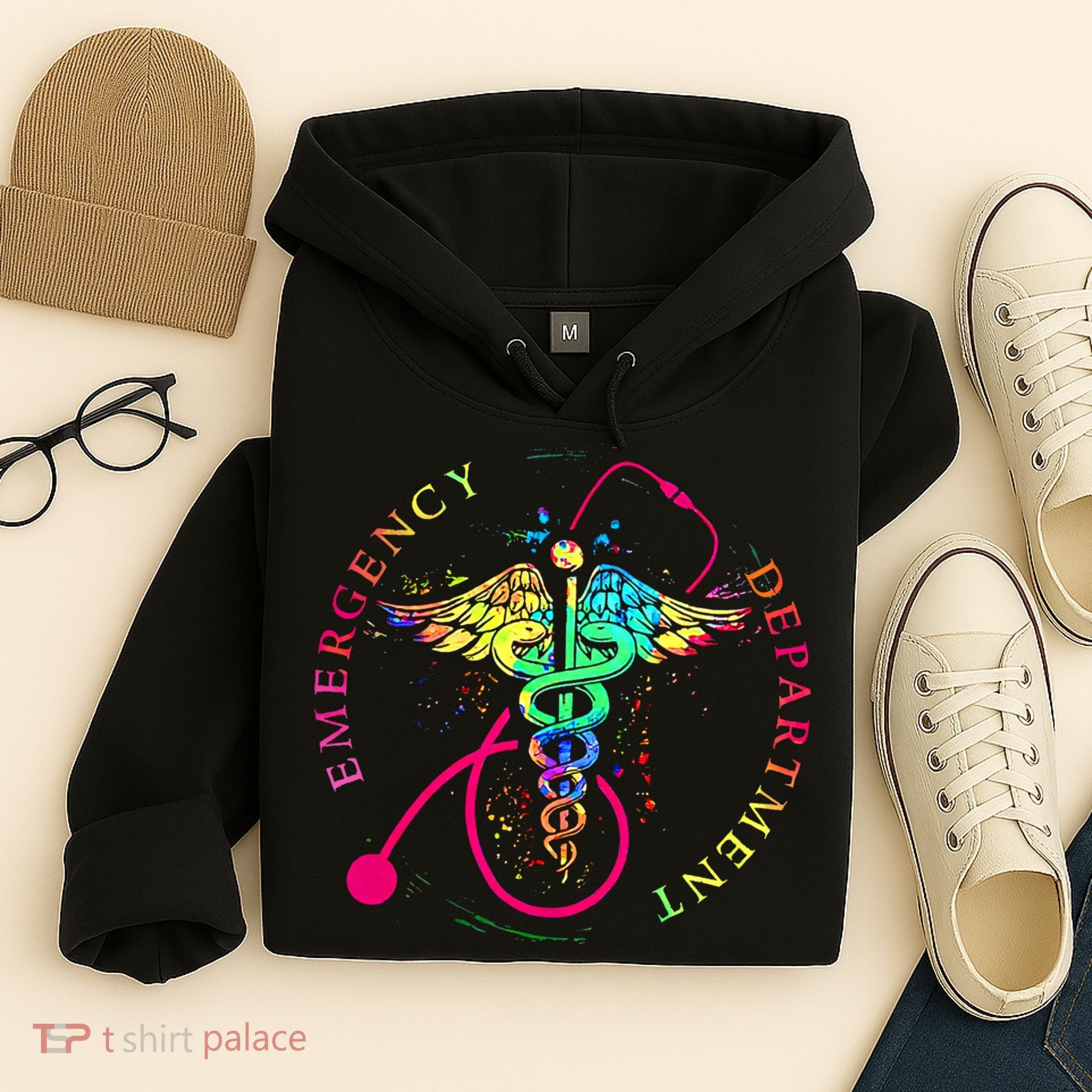 Emergency Department Tie Dye Ed Er Nurse Nursing Hoodie
