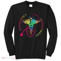Emergency Department Tie Dye Ed Er Nurse Nursing Sweatshirt thumb 0