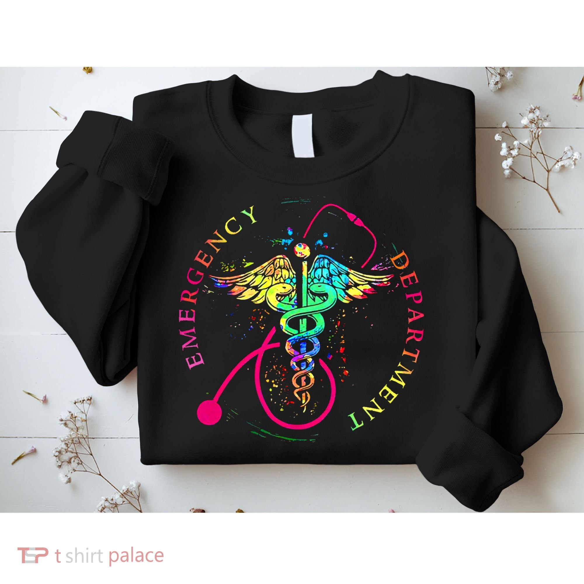 Emergency Department Tie Dye Ed Er Nurse Nursing Sweatshirt