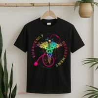 Emergency Department Tie Dye Ed Er Nurse Nursing T-Shirt thumb 2
