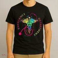 Emergency Department Tie Dye Ed Er Nurse Nursing T-Shirt thumb 3