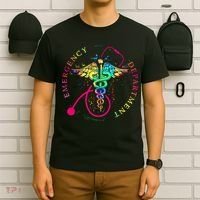 Emergency Department Tie Dye Ed Er Nurse Nursing T-Shirt thumb 6