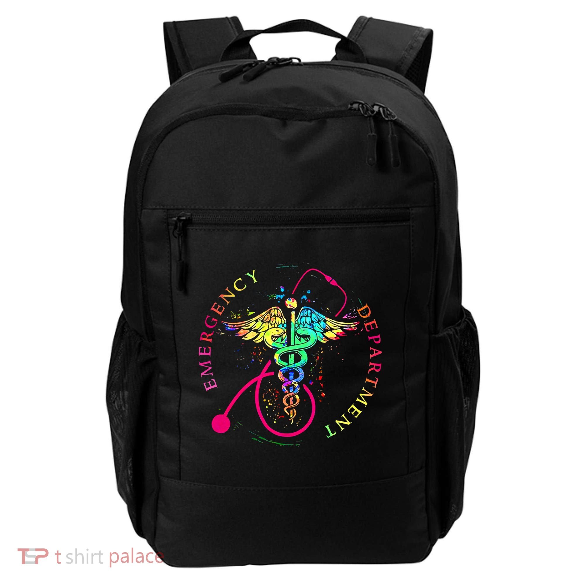 Emergency Department Tie Dye Ed Er Nurse Nursing Backpack