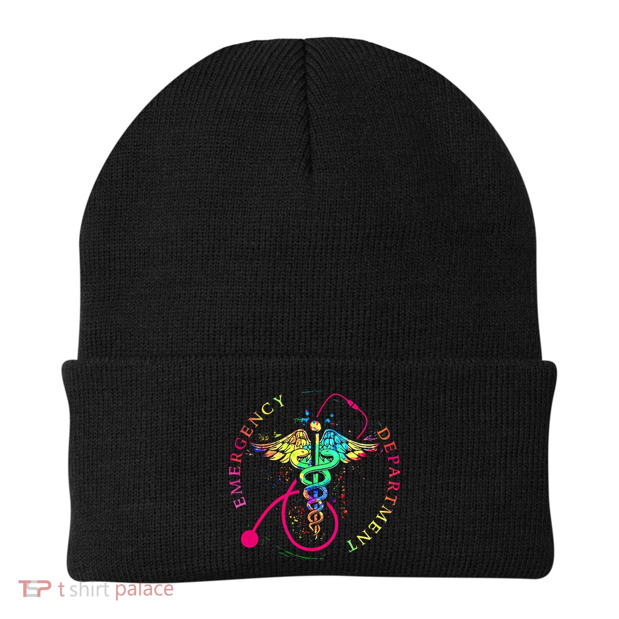 Emergency Department Tie Dye Ed Er Nurse Nursing Beanie