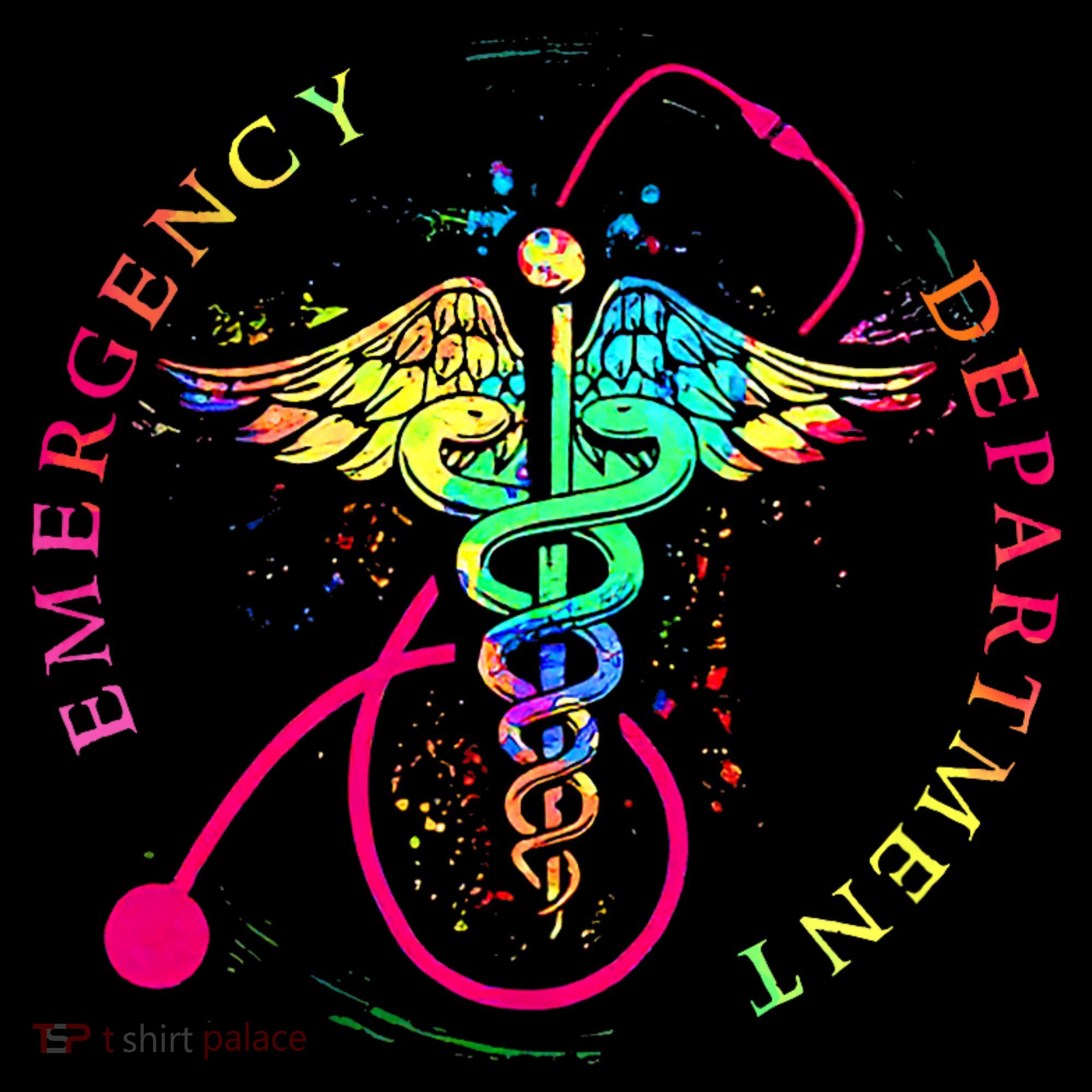 Emergency Department Tie Dye Ed Er Nurse Nursing Women's Hoodie