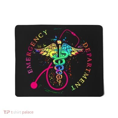 Emergency Department Tie Dye Ed Er Nurse Nursing Mousepad