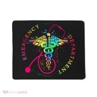Emergency Department Tie Dye Ed Er Nurse Nursing Mousepad thumb 0