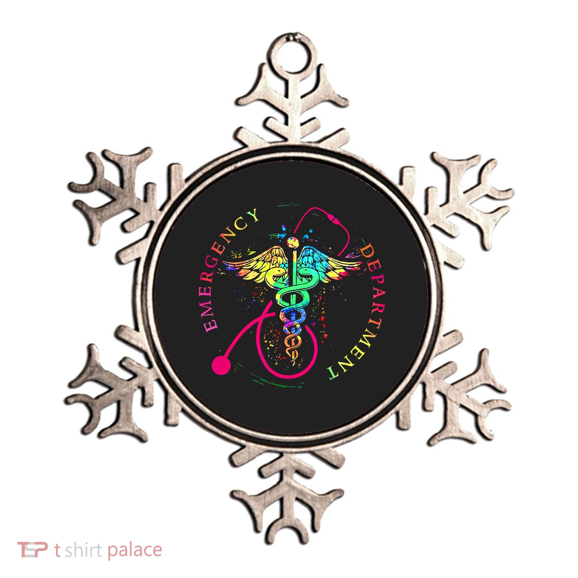 Emergency Department Tie Dye Ed Er Nurse Nursing Ornament