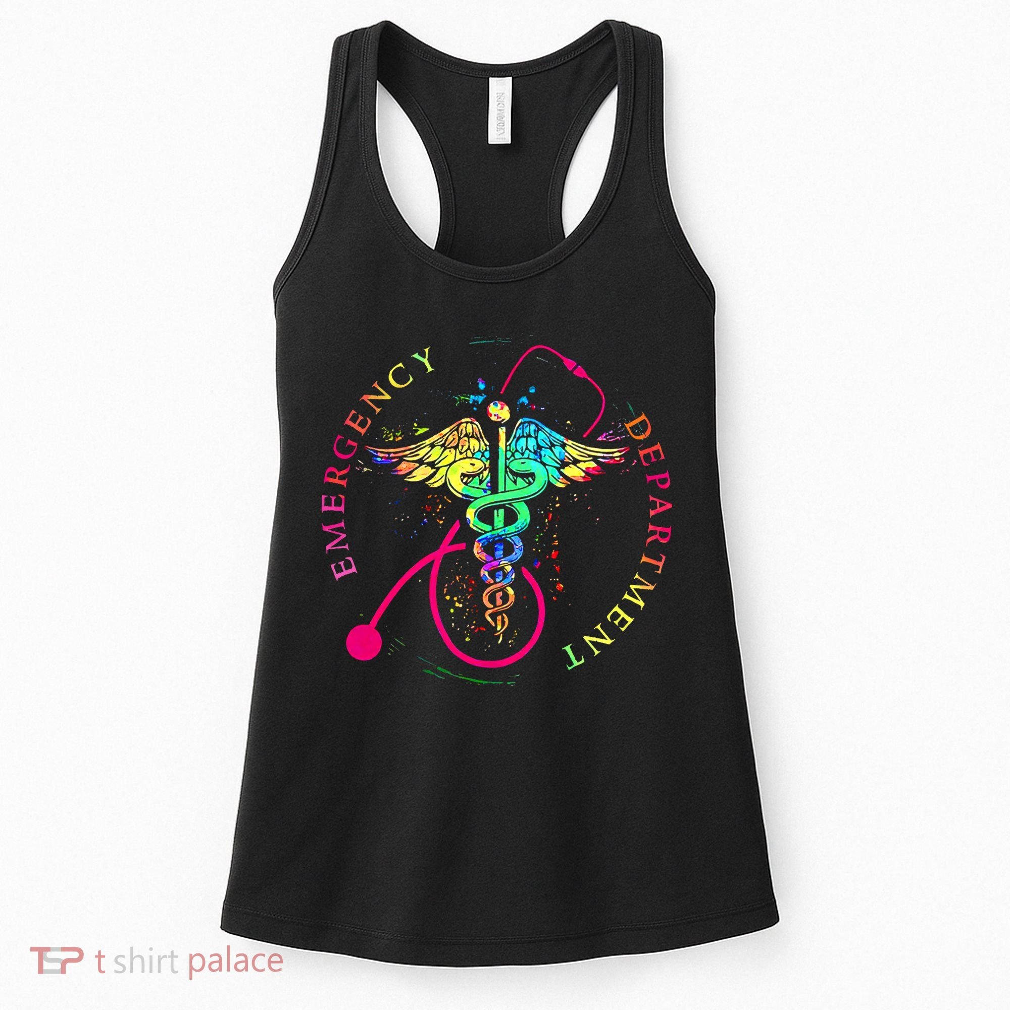 Emergency Department Tie Dye Ed Er Nurse Nursing Women's Tank Top