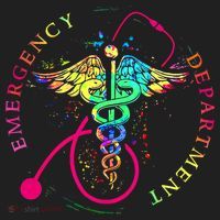 Emergency Department Tie Dye Ed Er Nurse Nursing Hat thumb 2