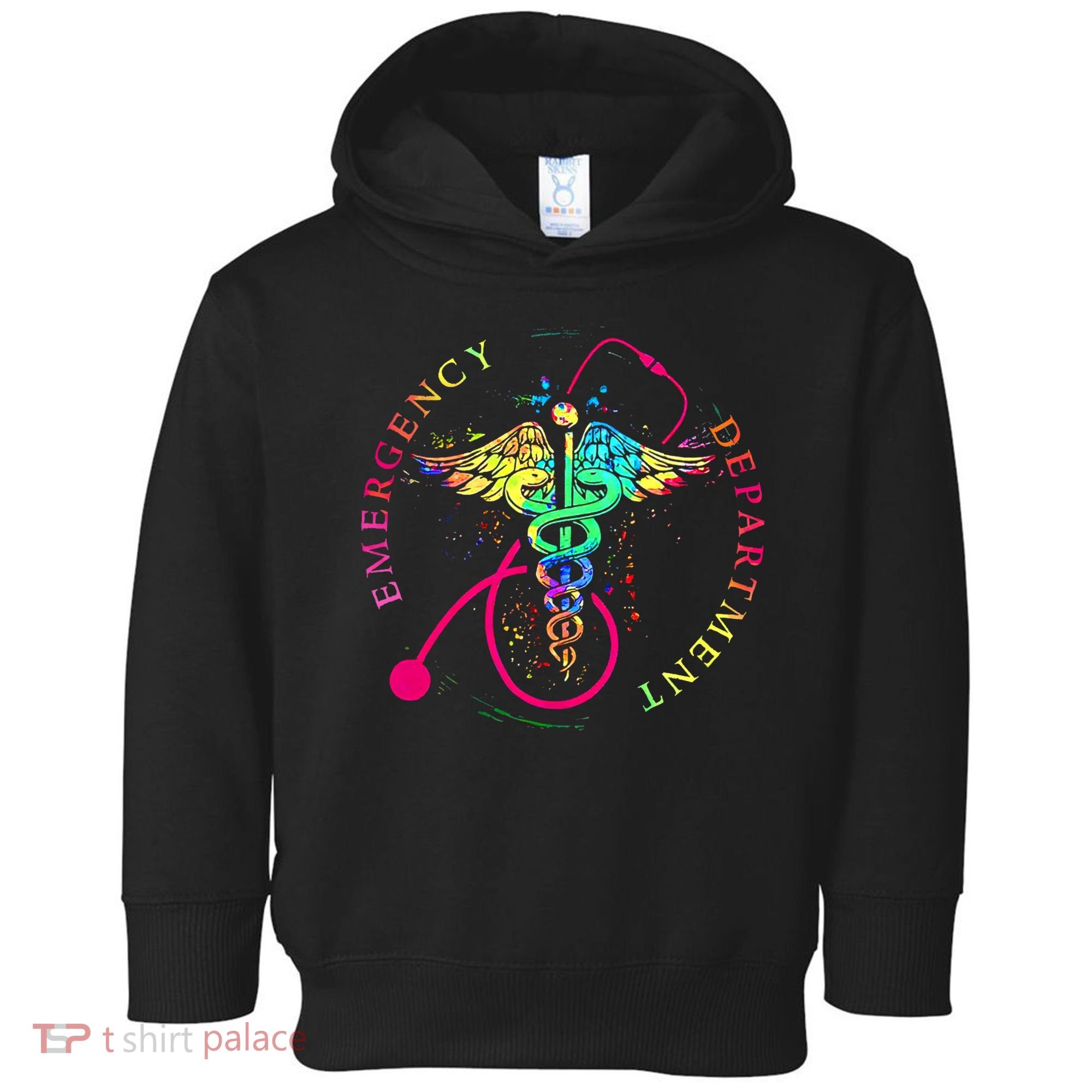 Emergency Department Tie Dye Ed Er Nurse Nursing Toddler Hoodie