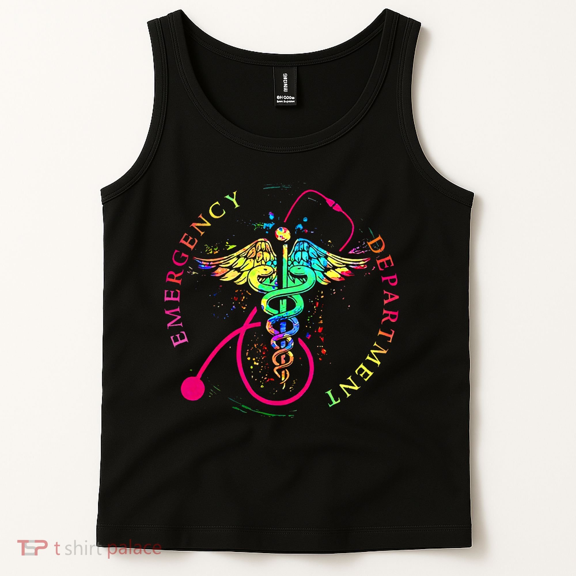 Emergency Department Tie Dye Ed Er Nurse Nursing Tank Top