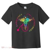 Emergency Department Tie Dye Ed Er Nurse Nursing Toddler T-Shirt thumb 0