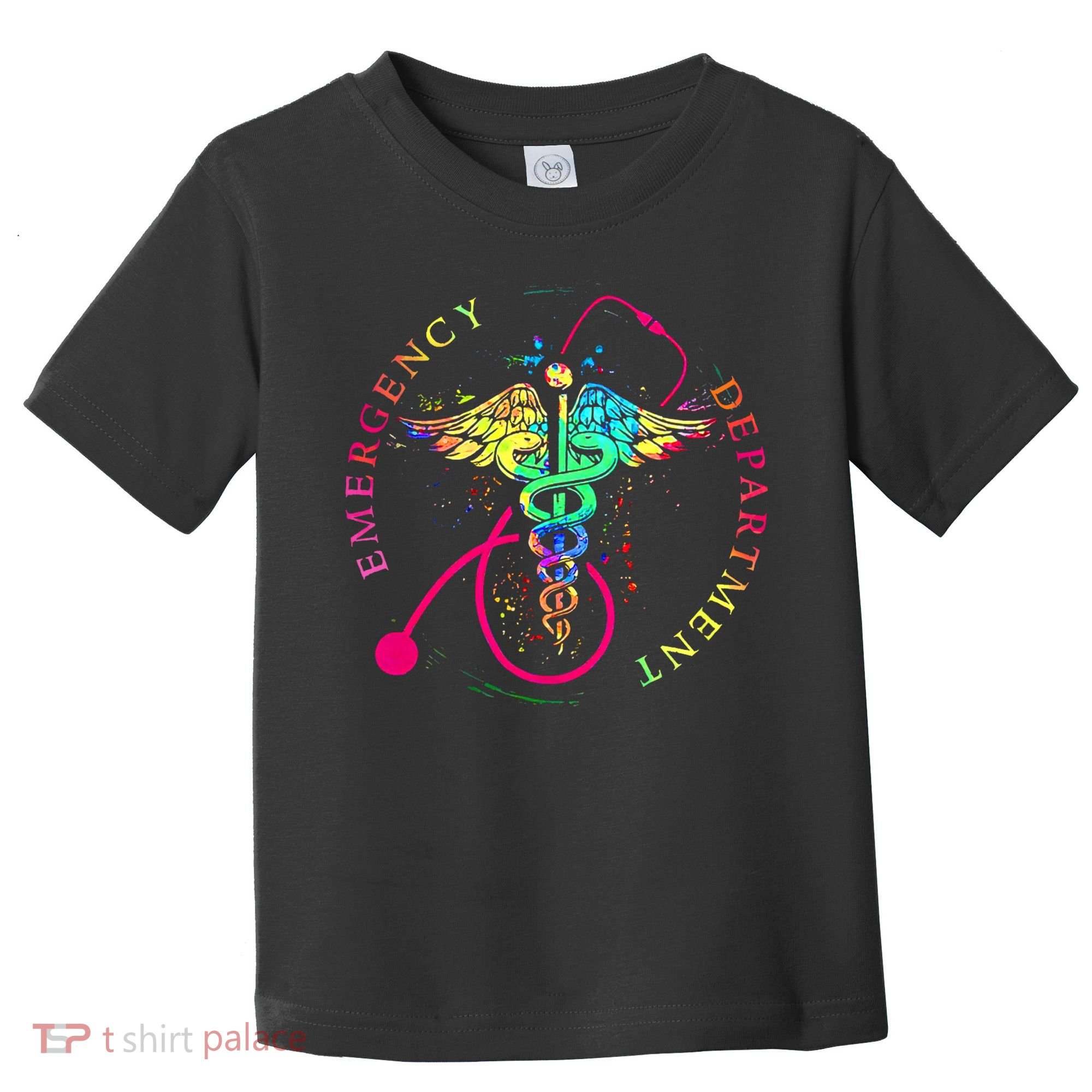 Emergency Department Tie Dye Ed Er Nurse Nursing Toddler T-Shirt