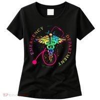 Emergency Department Tie Dye Ed Er Nurse Nursing Women's T-Shirt thumb 0