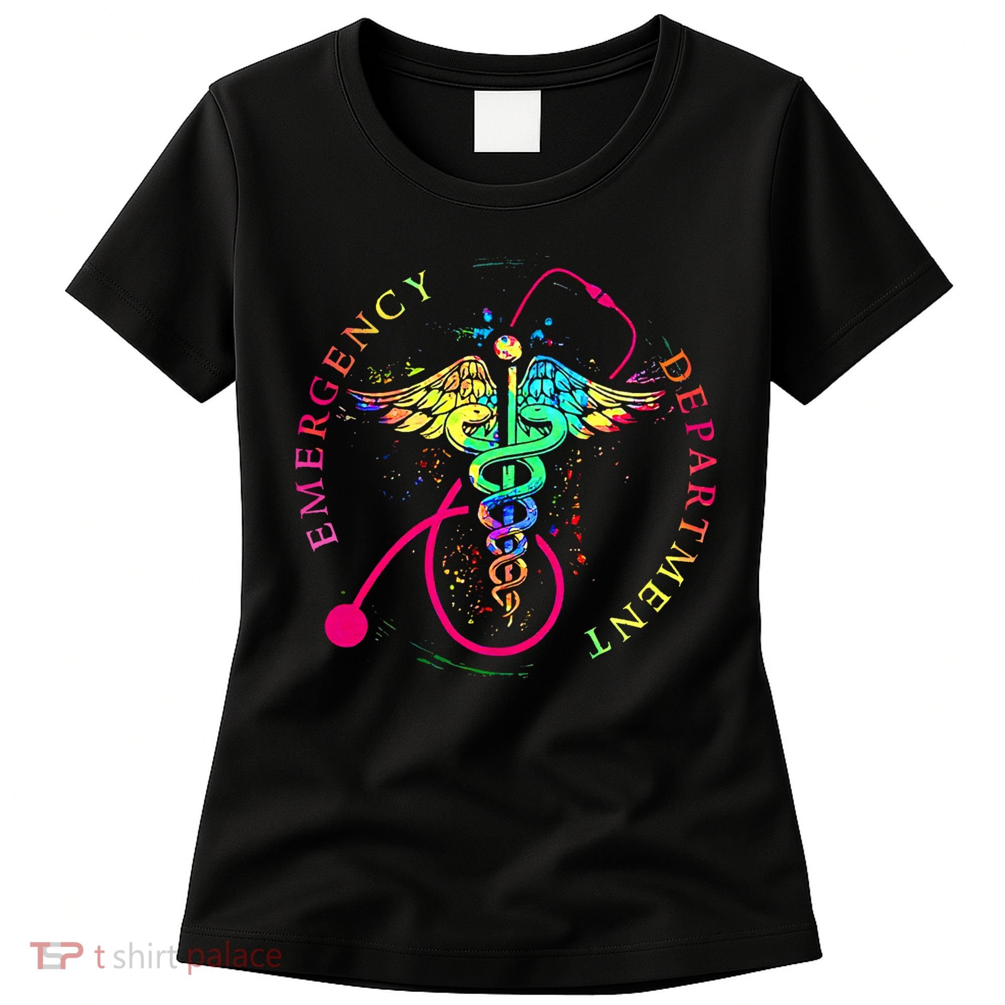 Emergency Department Tie Dye Ed Er Nurse Nursing Women's T-Shirt