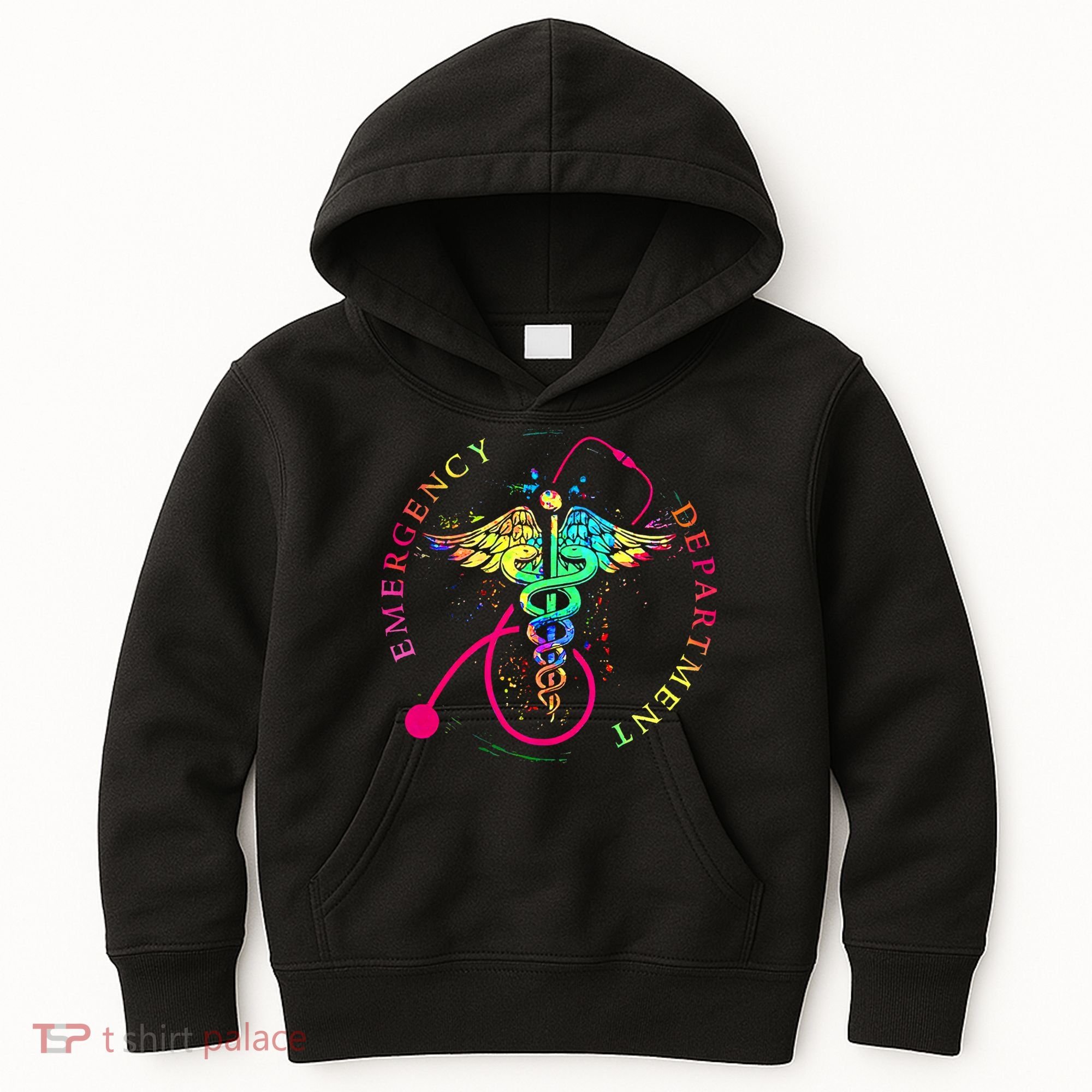 Emergency Department Tie Dye Ed Er Nurse Nursing Kids Hoodie