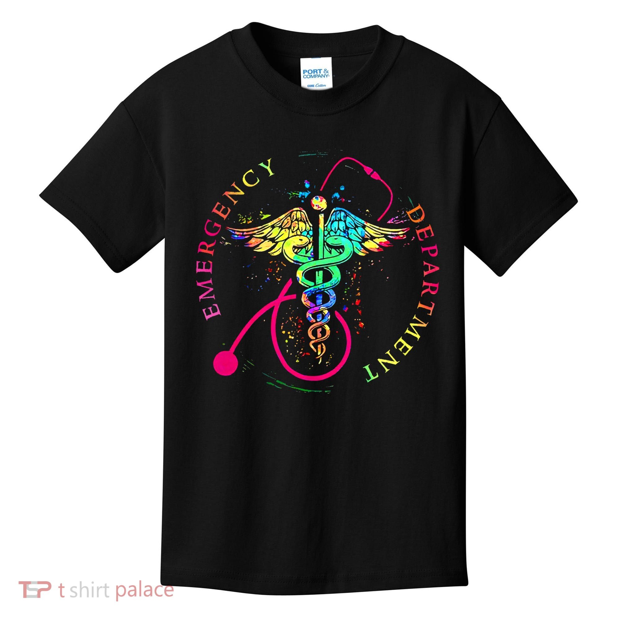 Emergency Department Tie Dye Ed Er Nurse Nursing Kids T-Shirt
