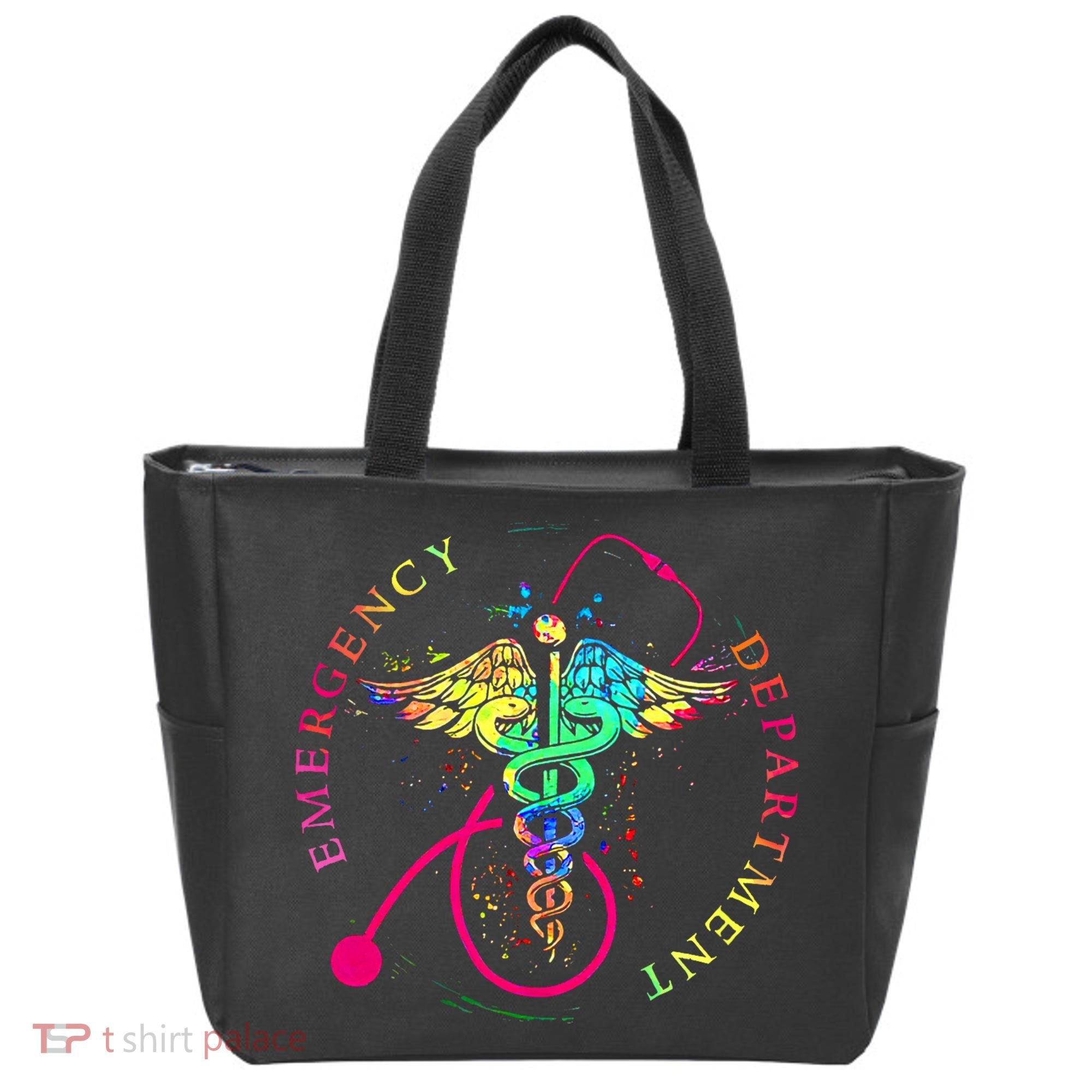 Emergency Department Tie Dye Ed Er Nurse Nursing Tote Bag