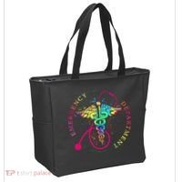 Emergency Department Tie Dye Ed Er Nurse Nursing Tote Bag thumb 2
