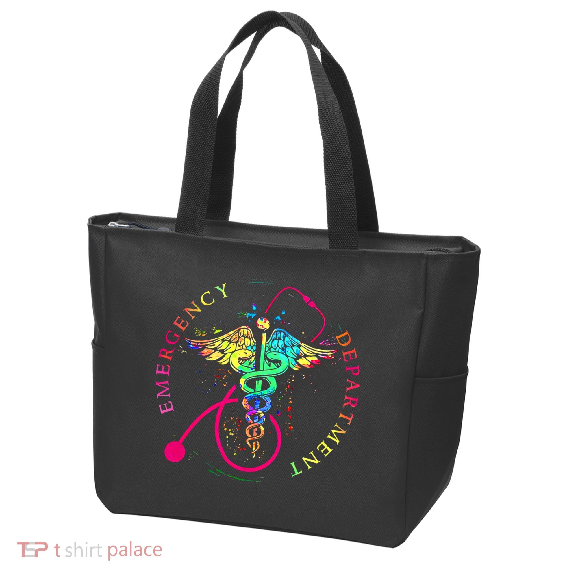 Emergency Department Tie Dye Ed Er Nurse Nursing Tote Bag