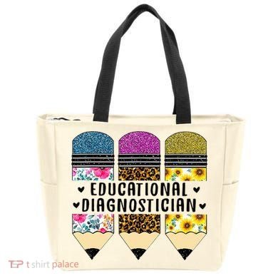 Educational Diagnostician Teacher First Day Appreciation Tote Bag
