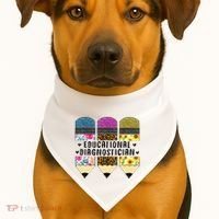 Educational Diagnostician Teacher First Day Appreciation USA-Made Doggie Bandana thumb 1