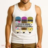 Educational Diagnostician Teacher First Day Appreciation Tank Top thumb 3