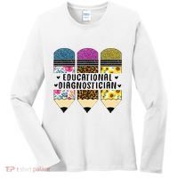 Educational Diagnostician Teacher First Day Appreciation Women's Long Sleeve Shirt thumb 0