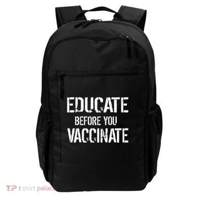 Educate Before You Vaccinate  Backpack