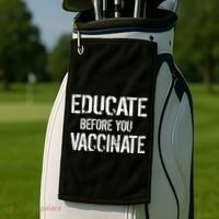 Educate Before You Vaccinate  Golf Towel thumb 2