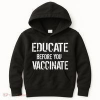 Educate Before You Vaccinate  Kids Hoodie thumb 0
