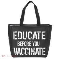 Educate Before You Vaccinate  Tote Bag thumb 0