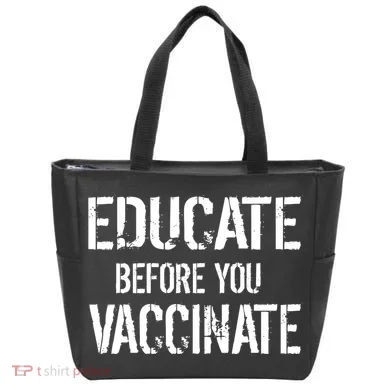 Educate Before You Vaccinate Tote Bag