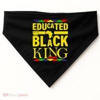 Educated Black King USA-Made Doggie Bandana thumb 0