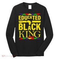 Educated Black King Long Sleeve Shirt thumb 0