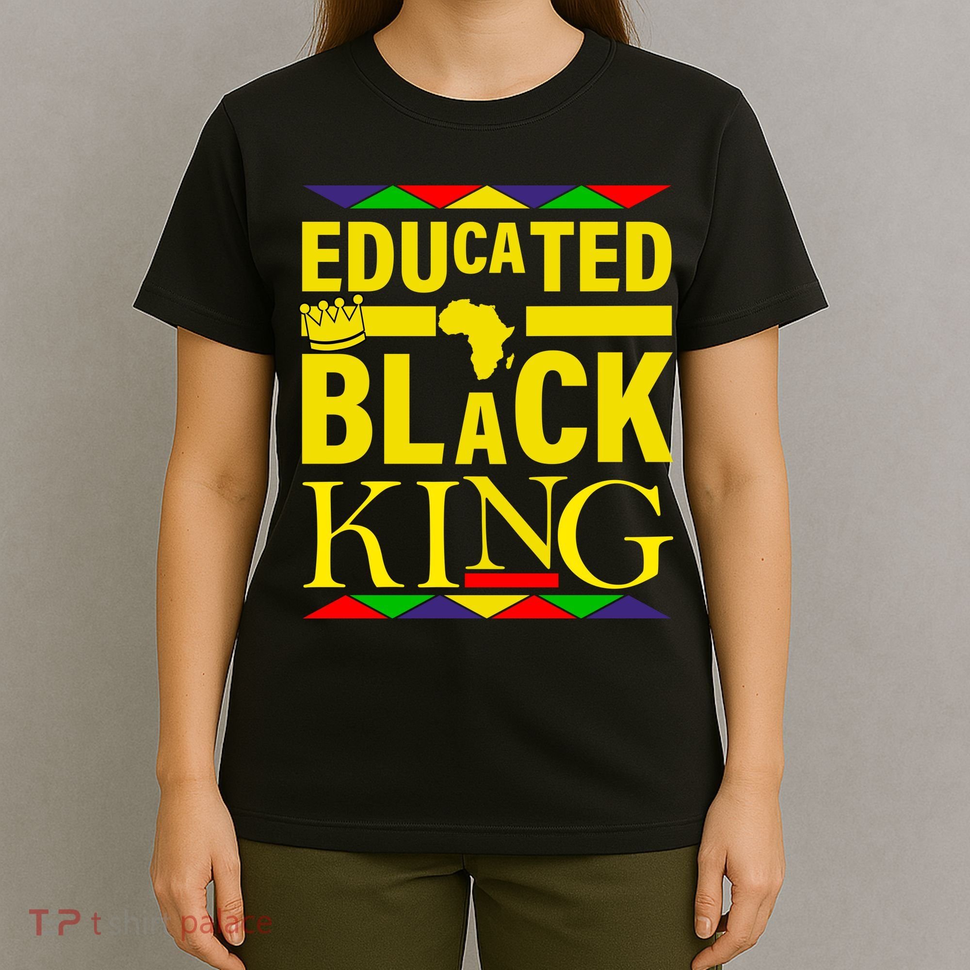 Educated Black King T-Shirt