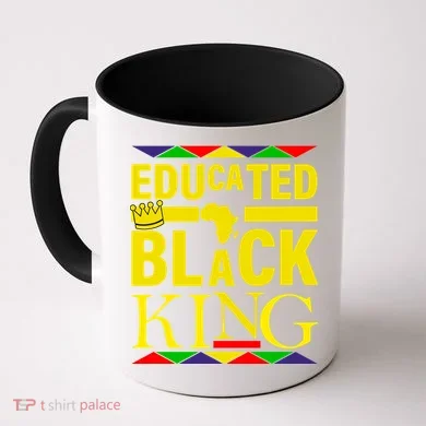 Educated Black King Coffee Mug