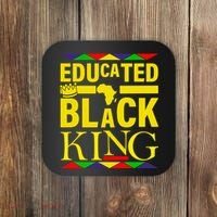 Educated Black King Coaster thumb 0