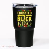 Educated Black King Tumbler thumb 0