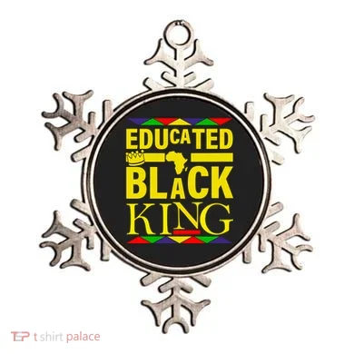 Educated Black King Ornament
