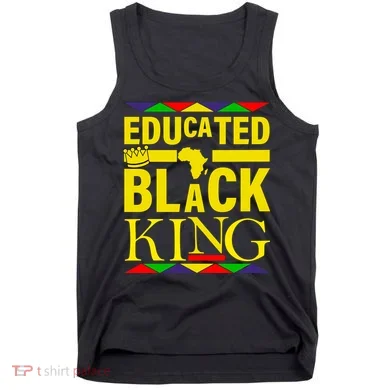 Educated Black King Tank Top