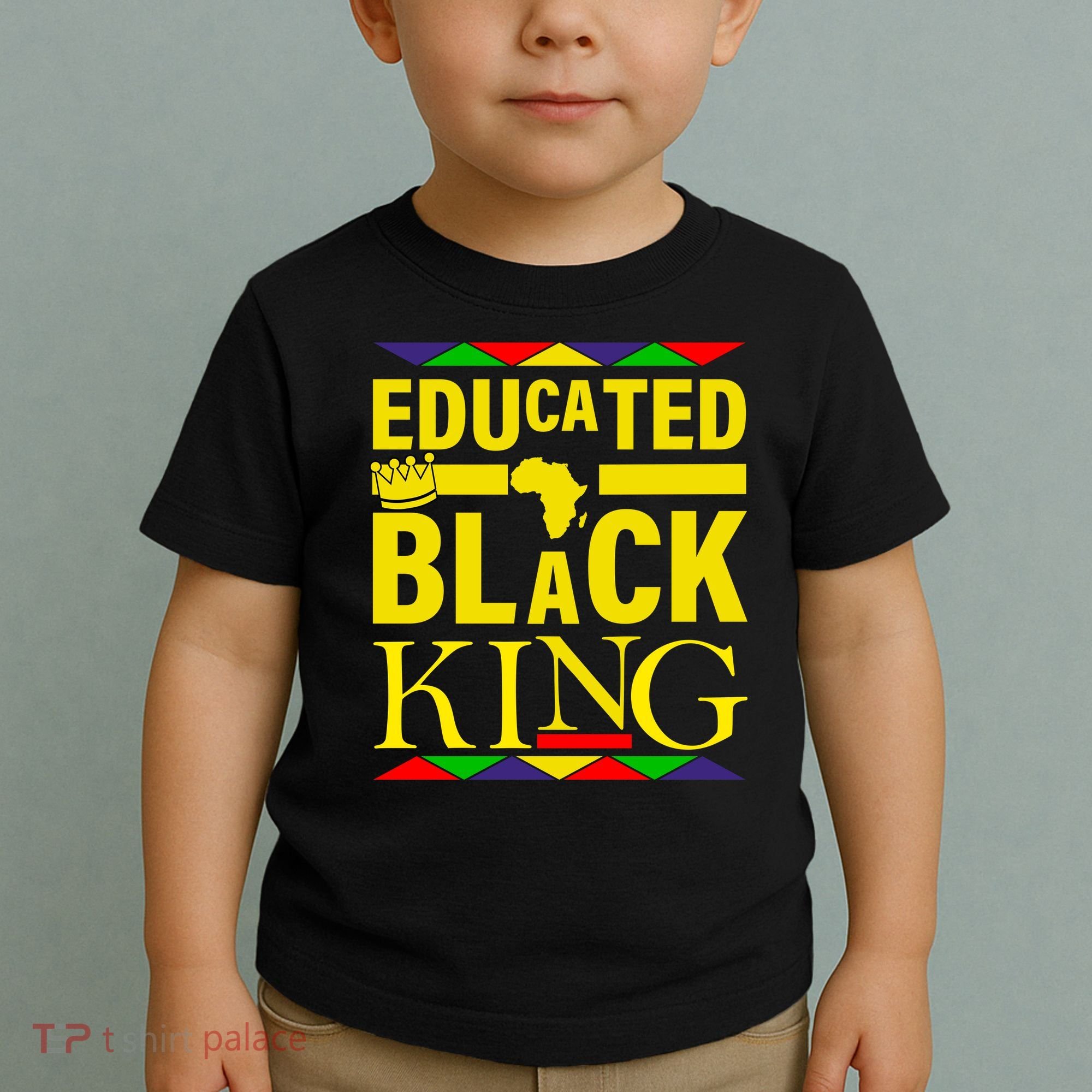 Educated Black King Toddler T-Shirt