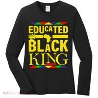 Educated Black King Women's Long Sleeve Shirt thumb 0